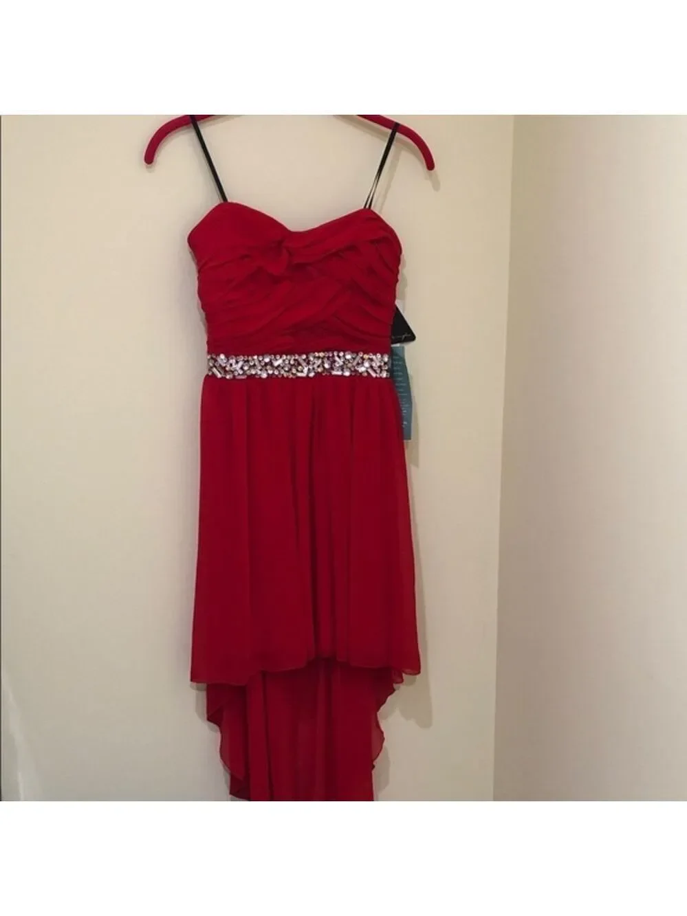 City Triangles Red high-low Formal Dress Women’s occasion dress Size 5